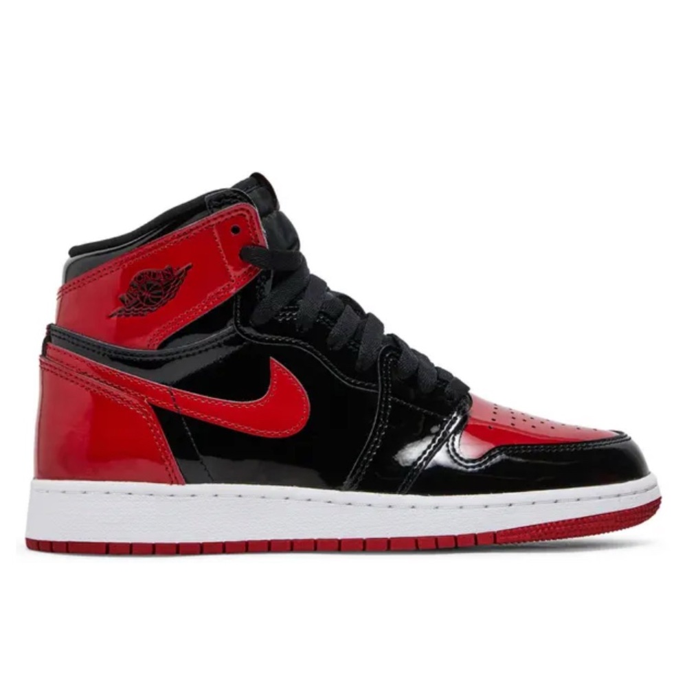 Air Jordan 1 Retro High OG GS Patent Bred